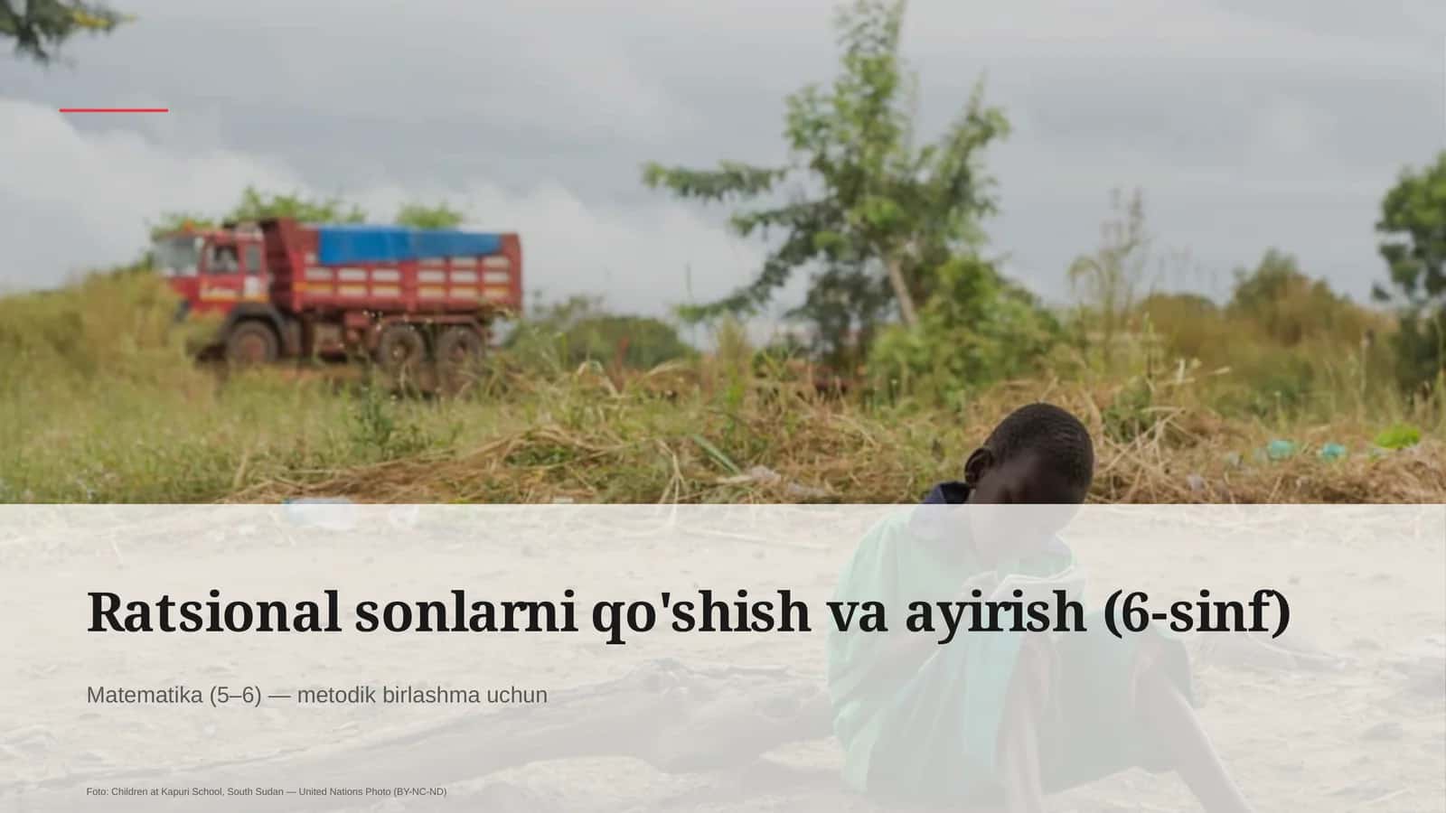 Ratsional sonlarni qo'shish va ayirish (6-sinf)