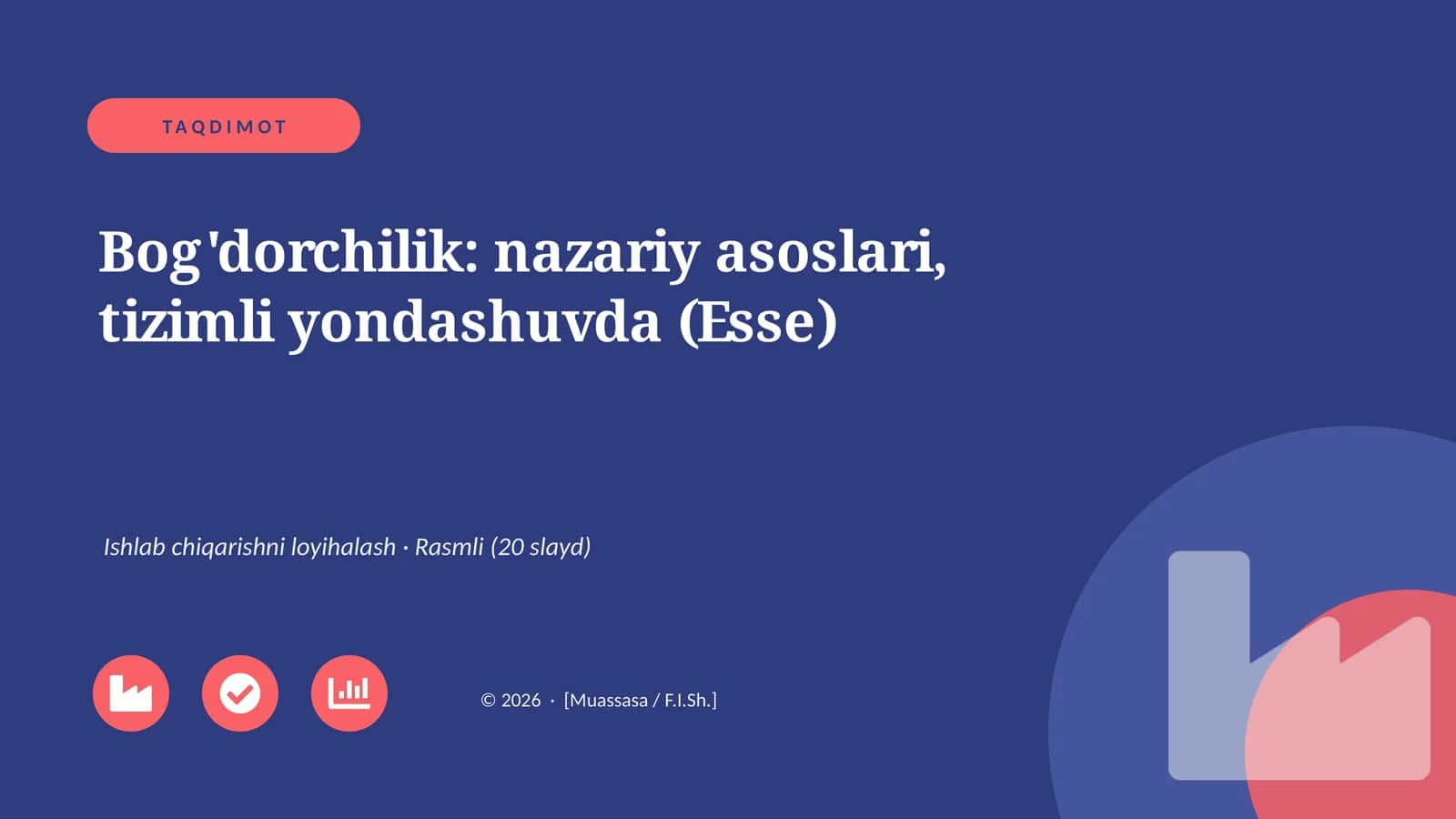 Bog'dorchilik: nazariy asoslari, tizimli yondashuvda (Esse)