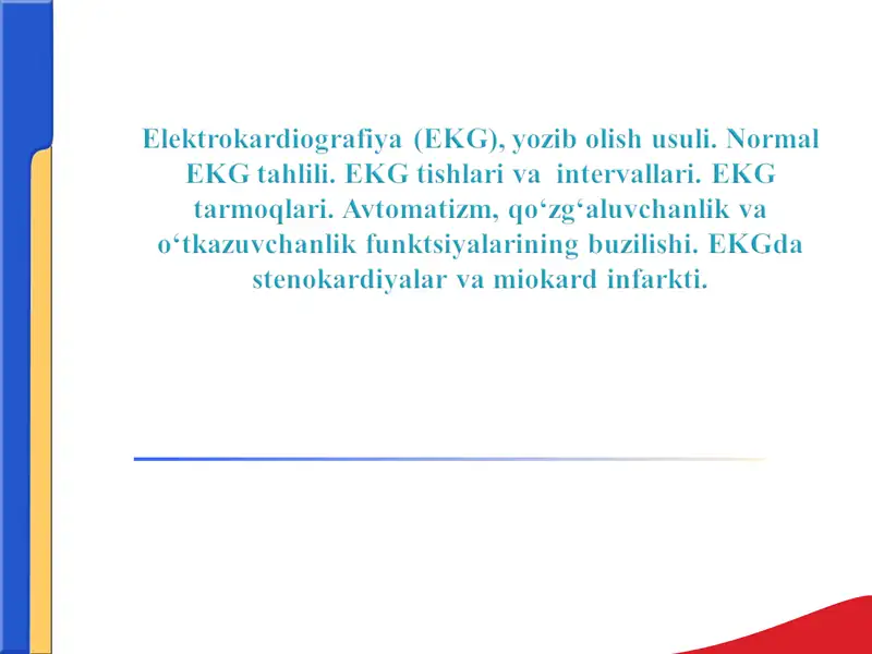 Elektrokardiogramma