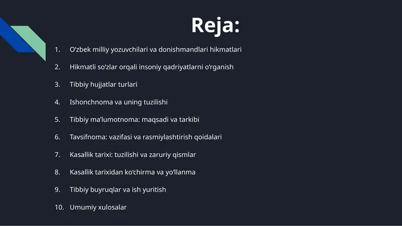O‘zbek milliy yozuvchilari va donishmandlarining hikmatlari