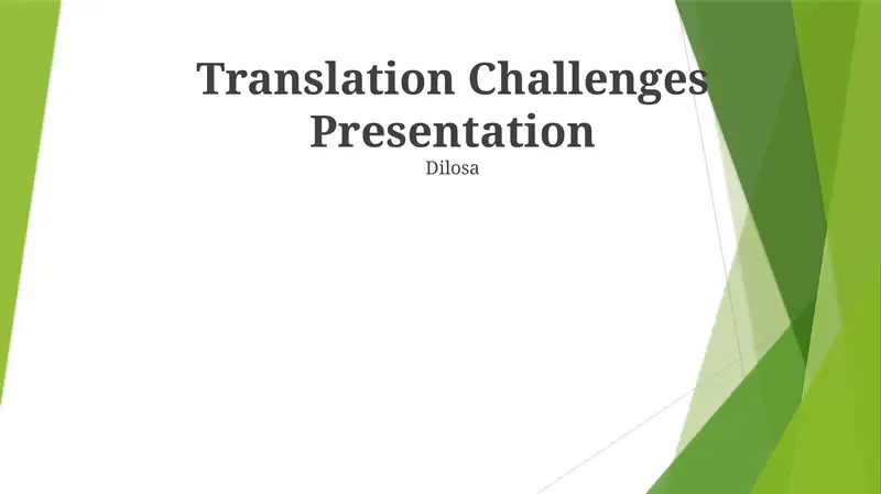 Linguistic Complexity Presentation