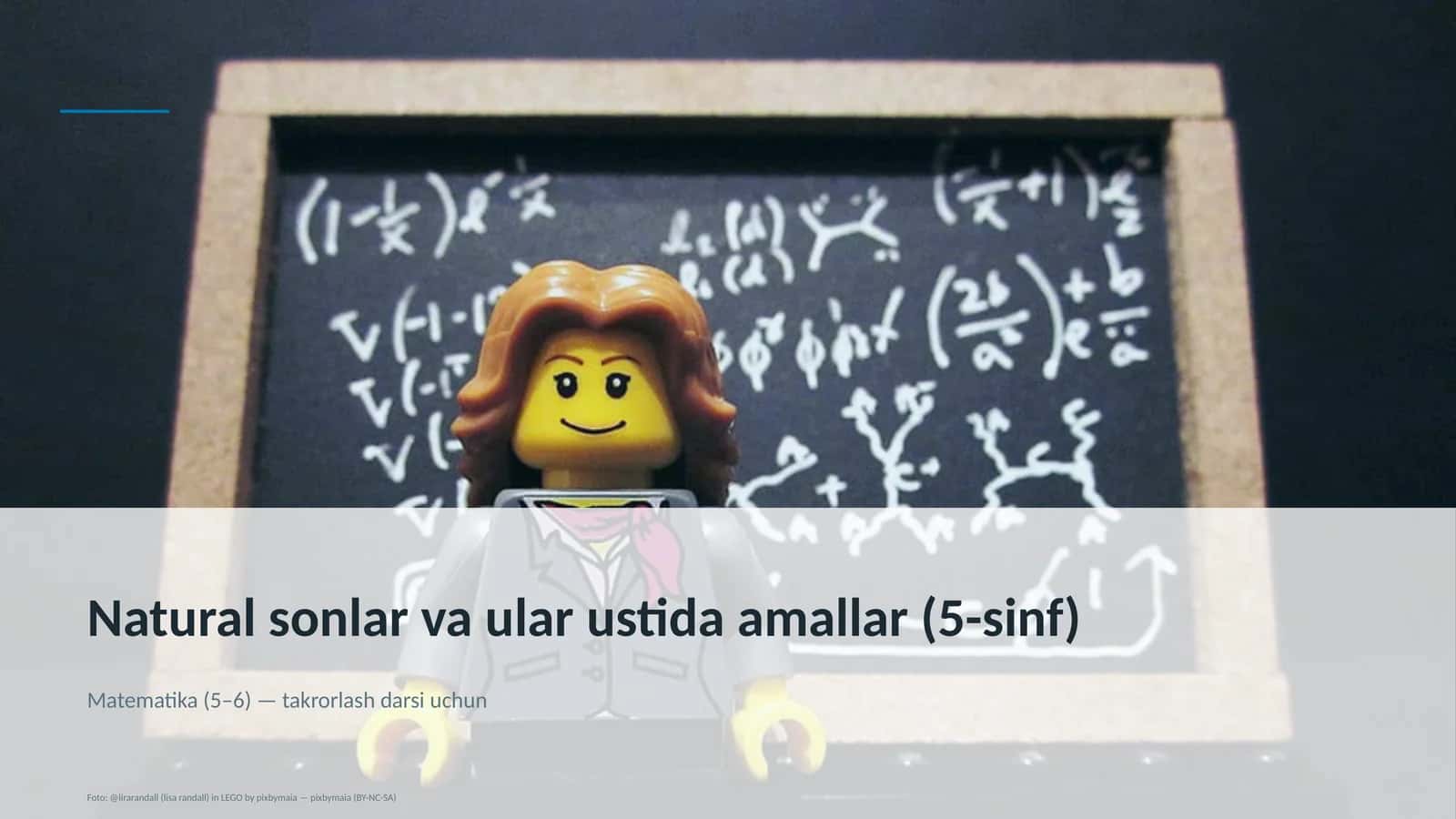 Natural sonlar va ular ustida amallar (5-sinf)