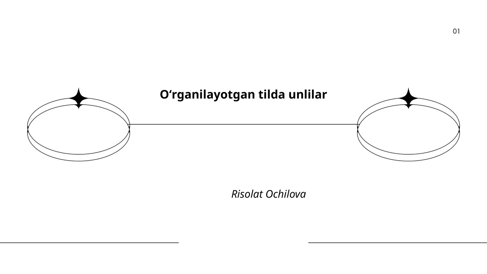 Oʻrganilayotgan tilda unlilar