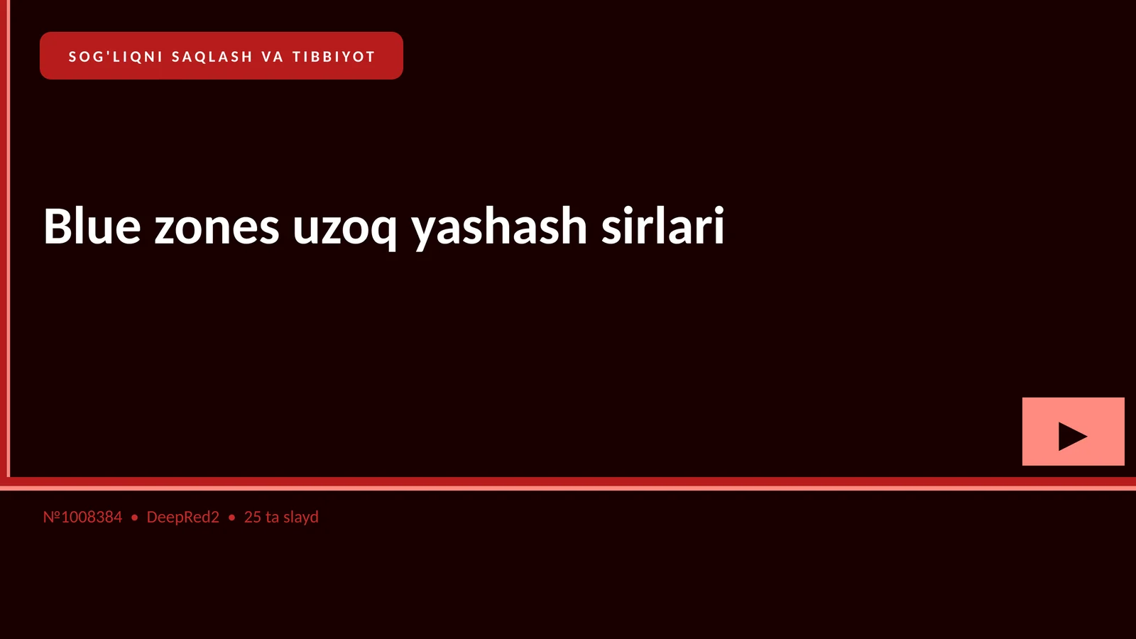 Blue zones uzoq yashash sirlari