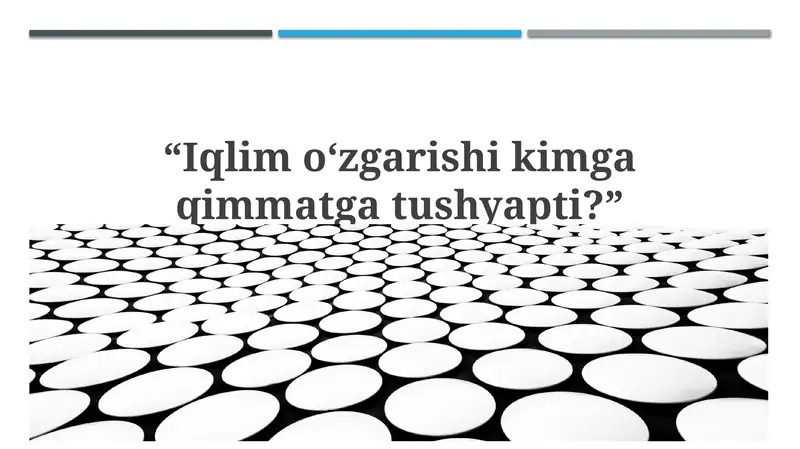 Iqlimo‘zgarish iqtisodiy ta'siri