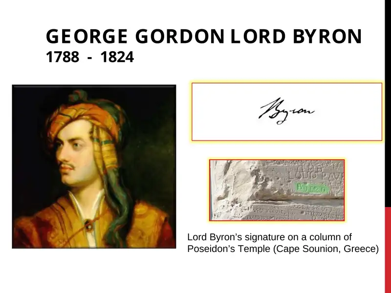 GEORGE GORDON LORDBYRON1788-1824
