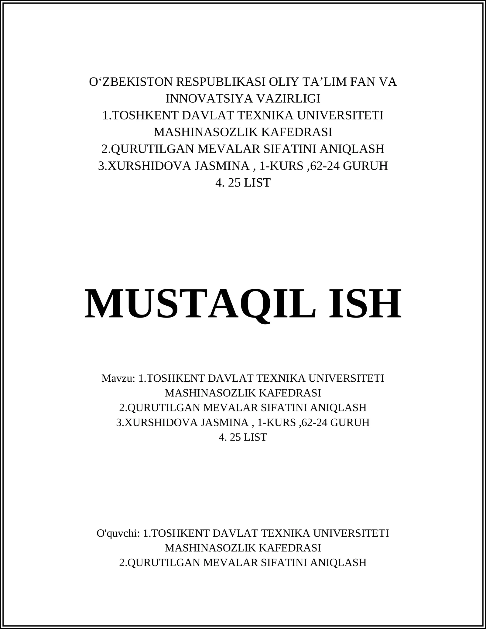 Robototexnika asoslari