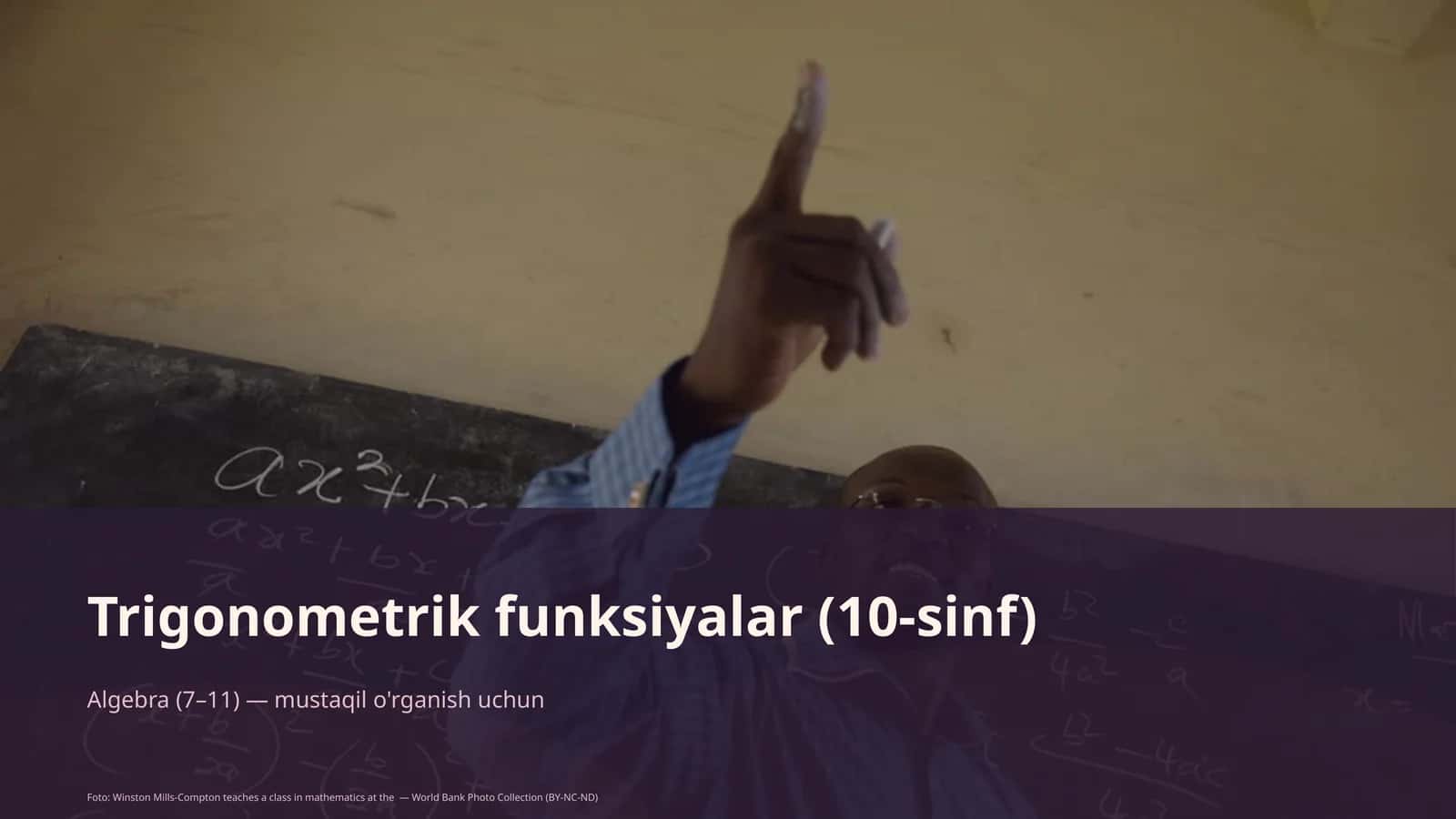 Trigonometrik funksiyalar (10-sinf)