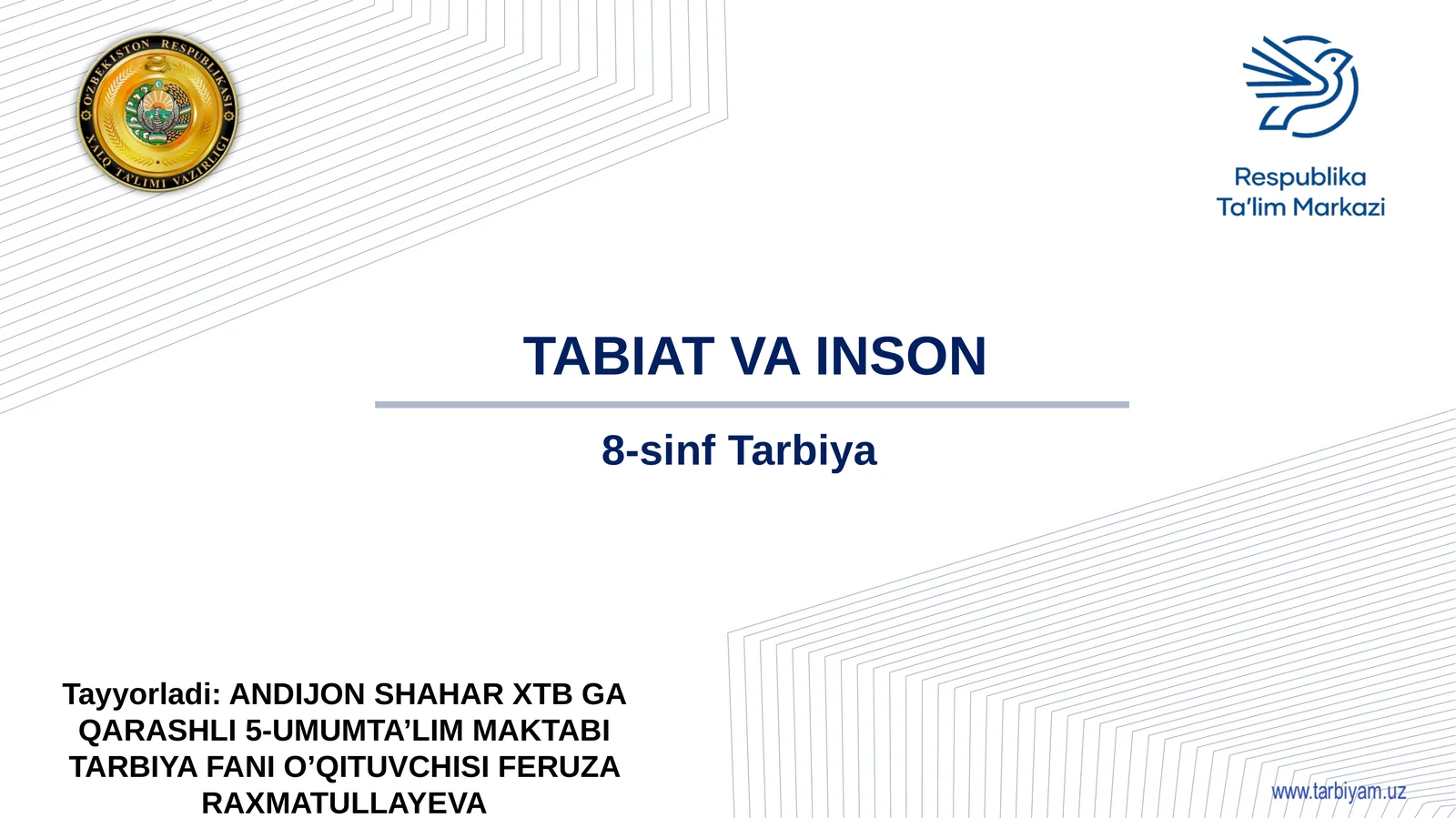 TABIAT VA INSON