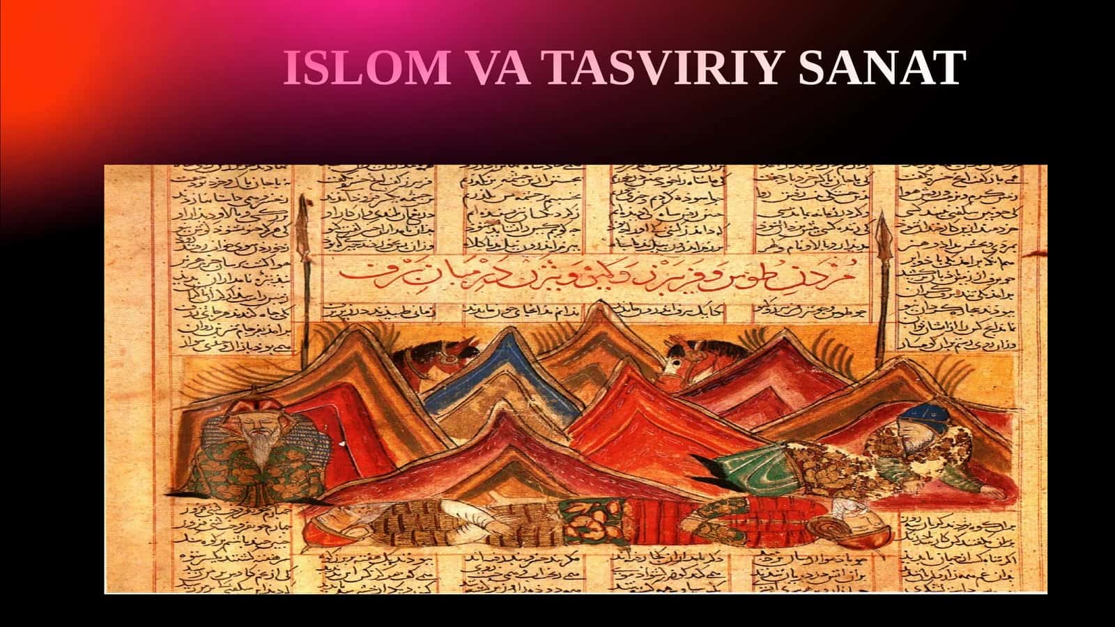 ISLOM VA TASVIRIY SANAT