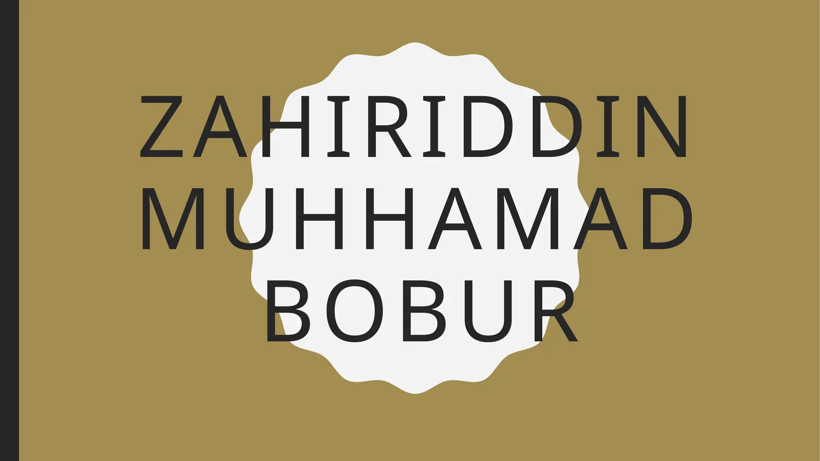 Zahiriddin muhhamad bobur