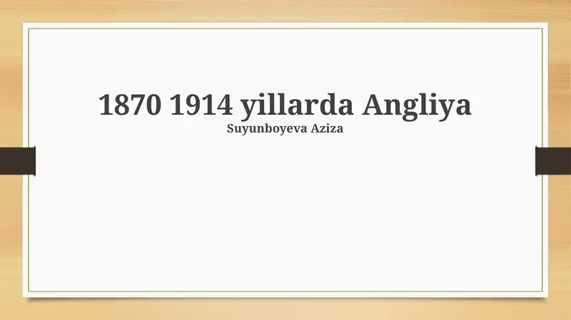 1870 1914 yillarda Angliya