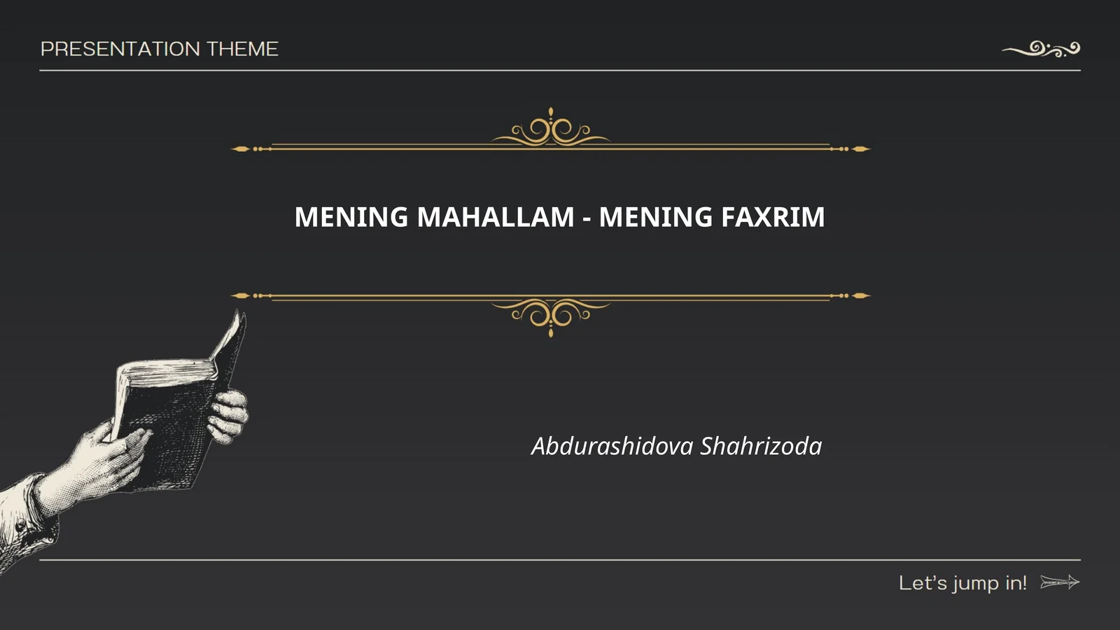 MENING MAHALLAM - MENING FAXRIM