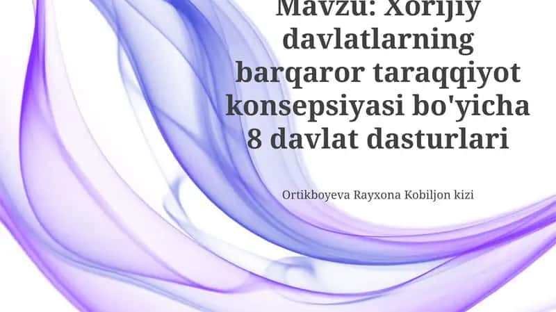 Toza Texnologiyalar Strategiyasi