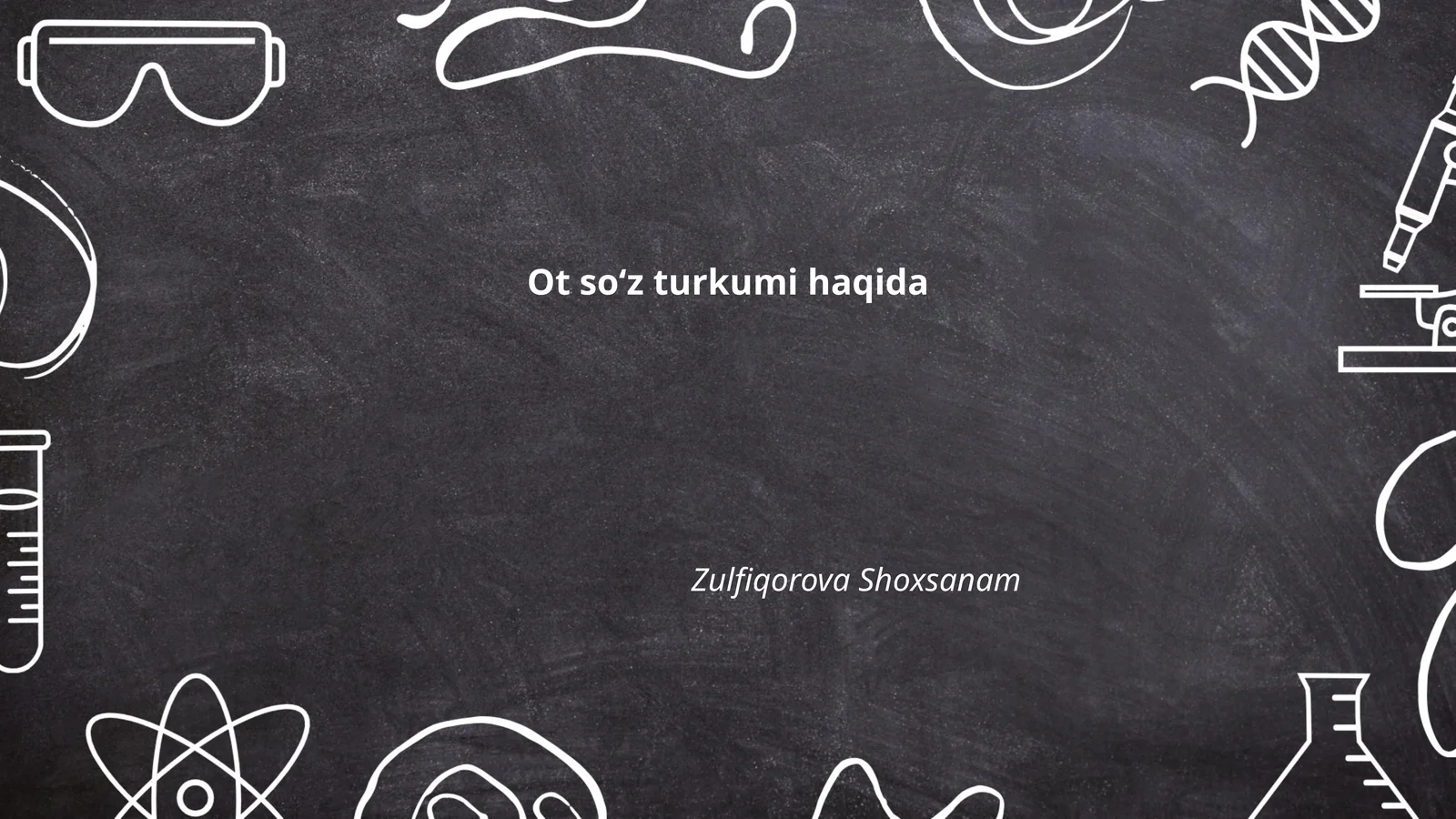 Ot so'z turkumi haqida