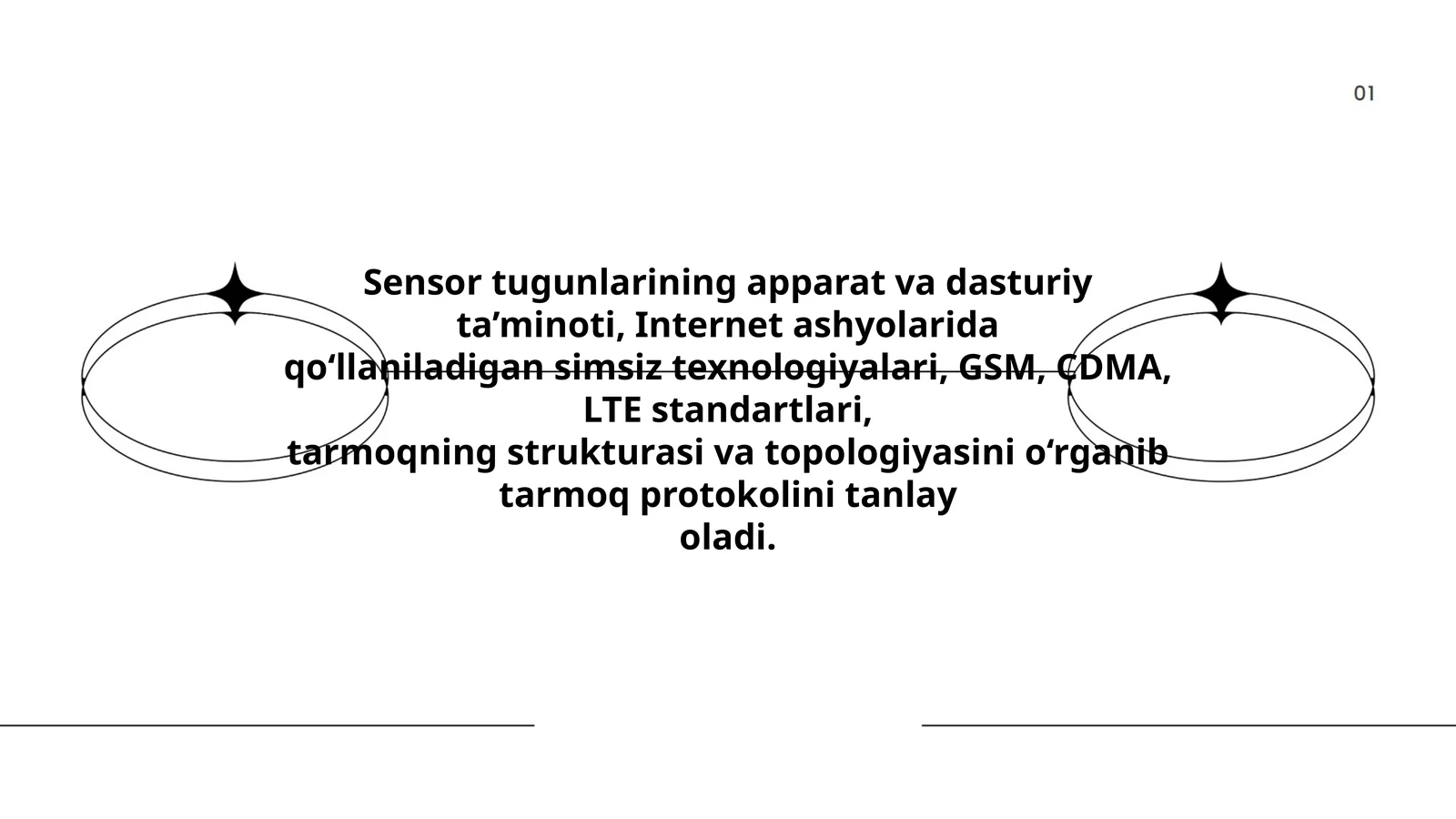 Sensor tugunlarining apparat va dasturiy ta’minoti