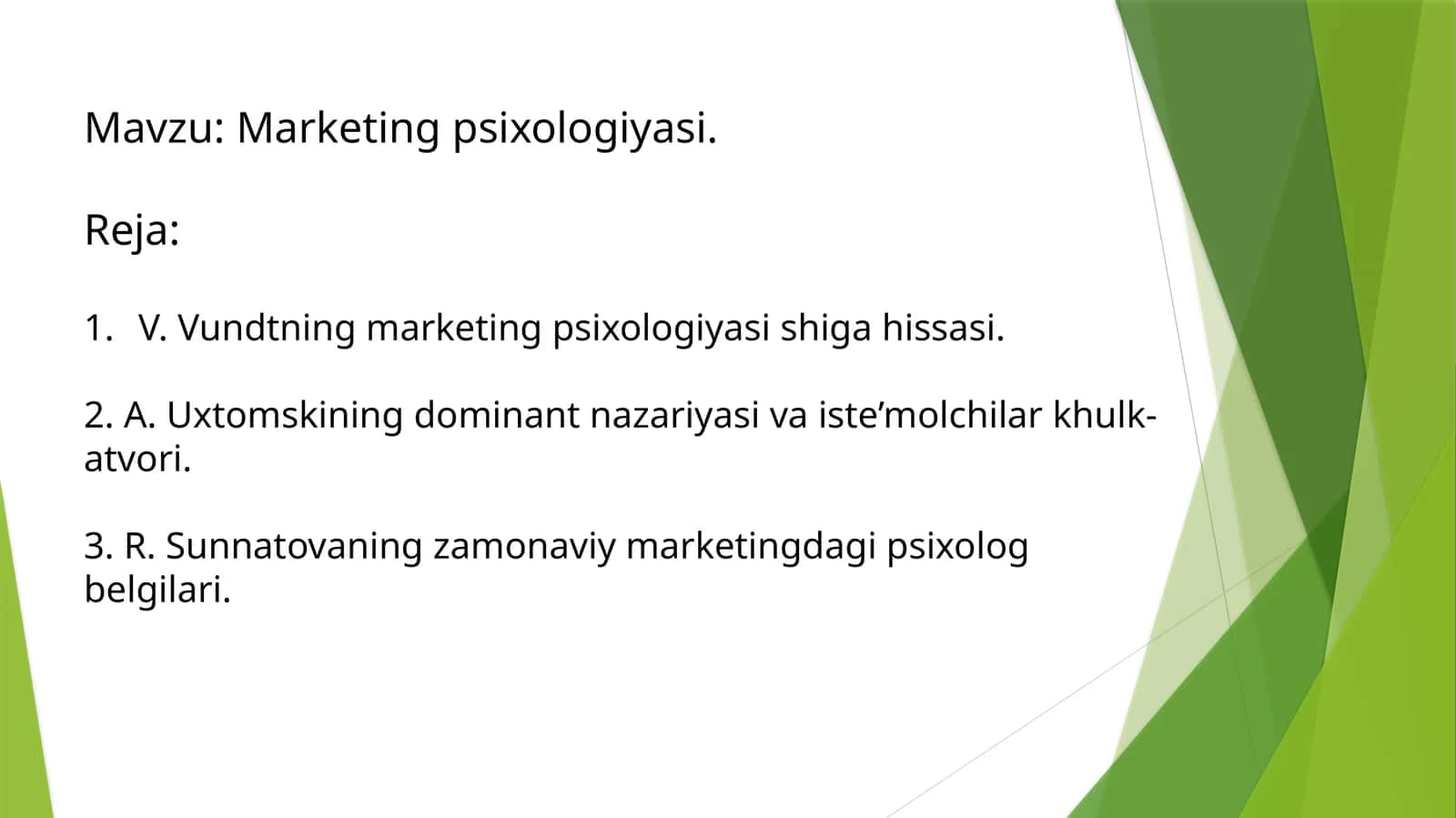 Marketing psixologiyasi