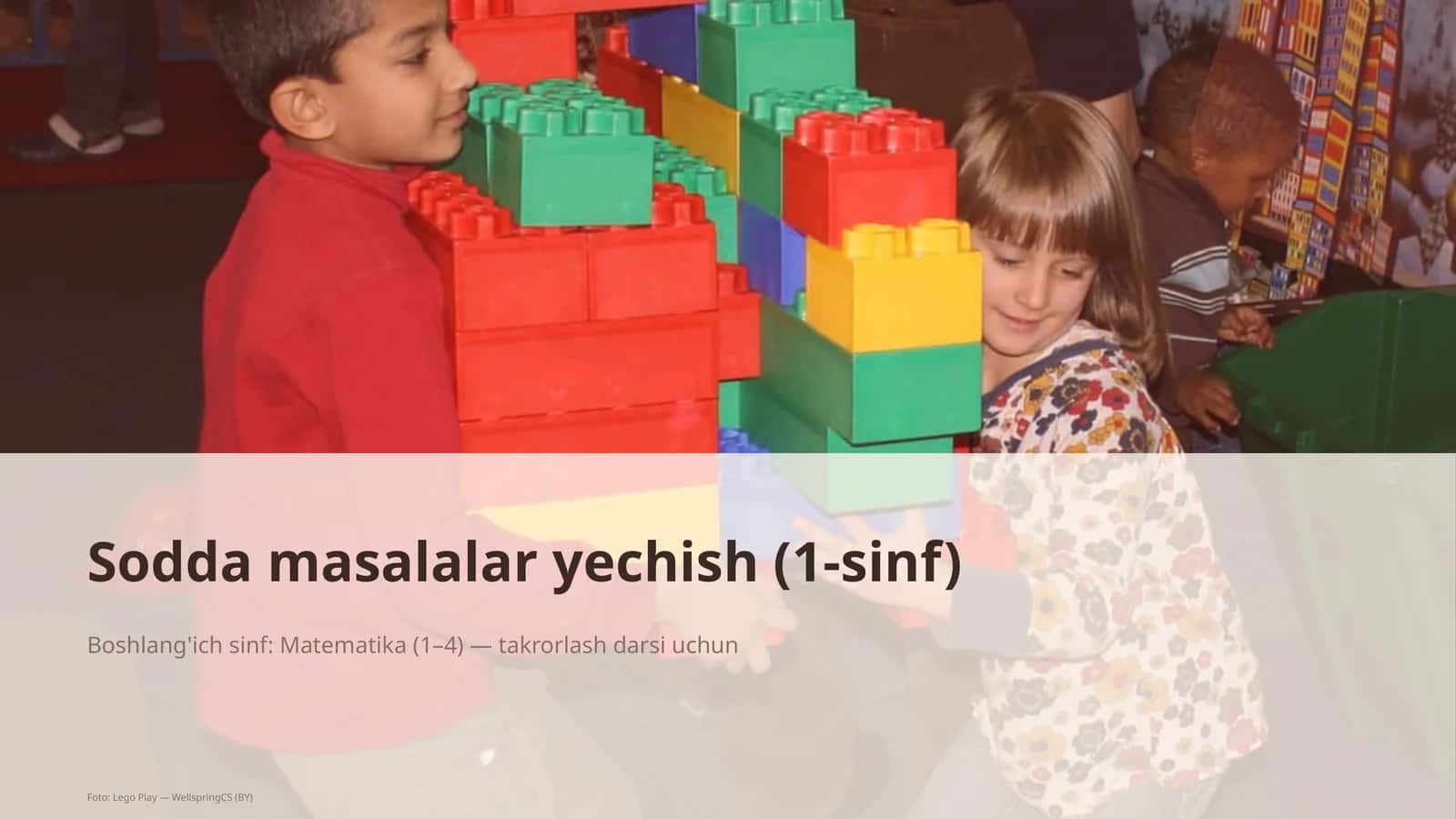 Sodda masalalar yechish (1-sinf)