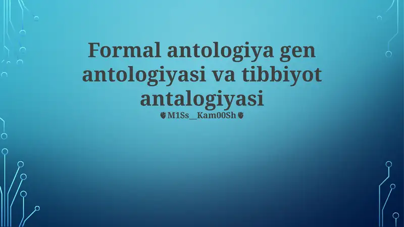 Tibbiy Antologiya: Kasallik Tarixlari va Etika