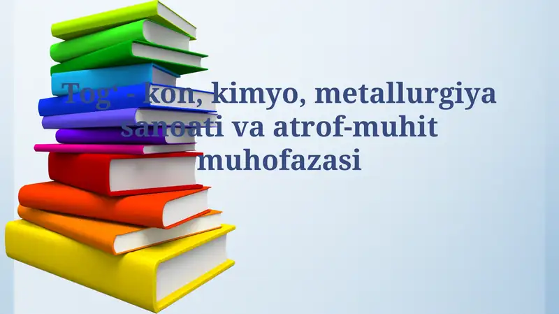 Sanoatning barqaror rivojlanishi va ekologik javobgarlik