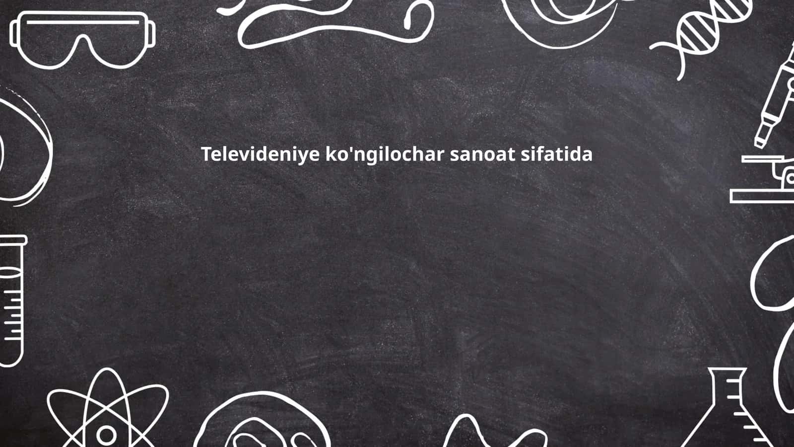 Televideniye tarixi va rivojlanishi