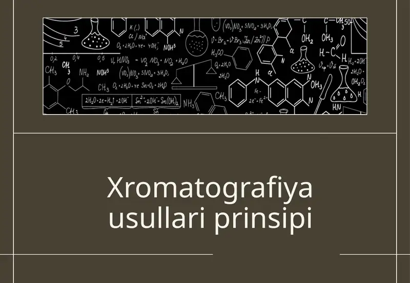 Xromatografiyausullariprinsipi