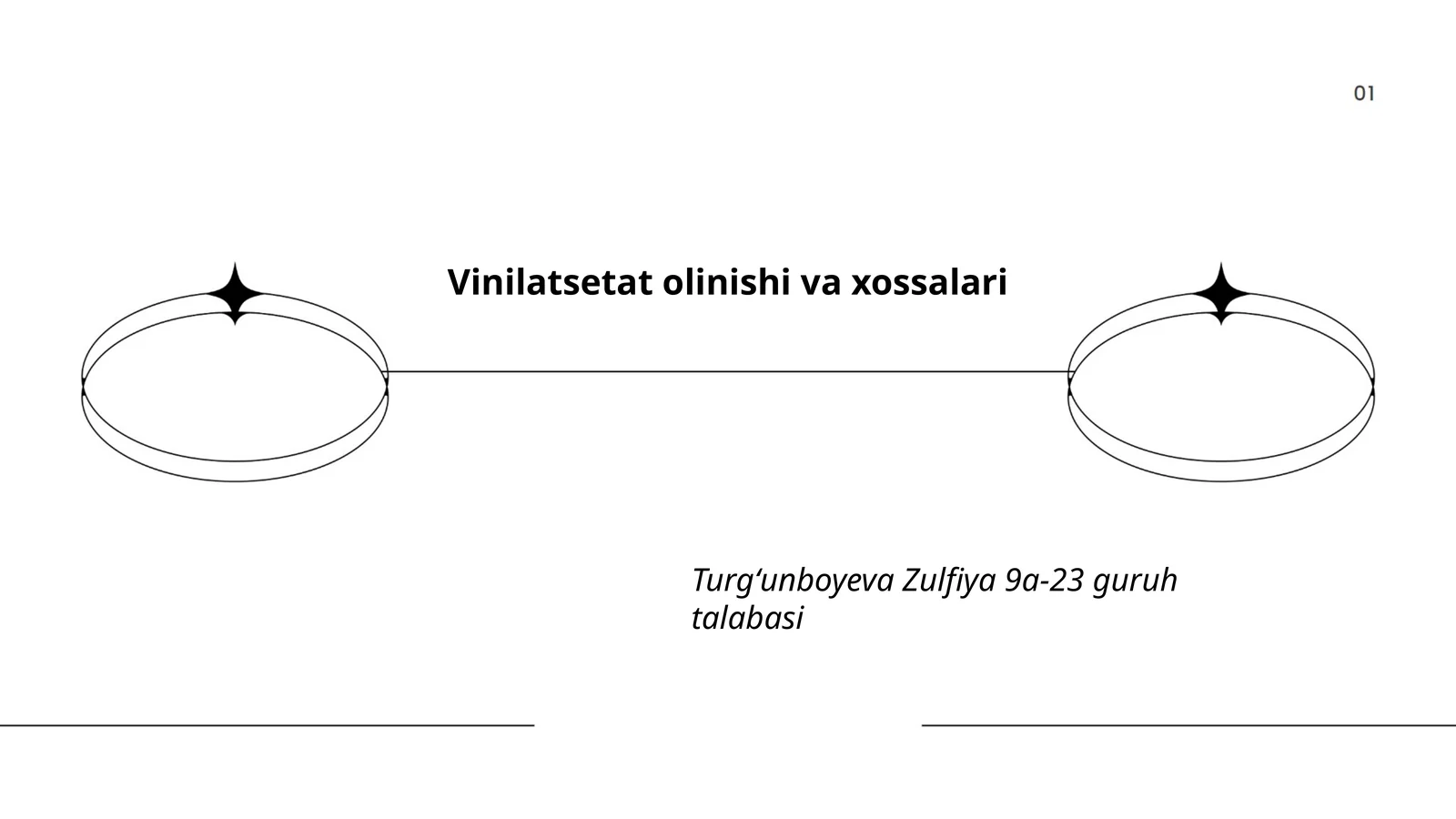 Vinilatsetat olinishi va xossalari