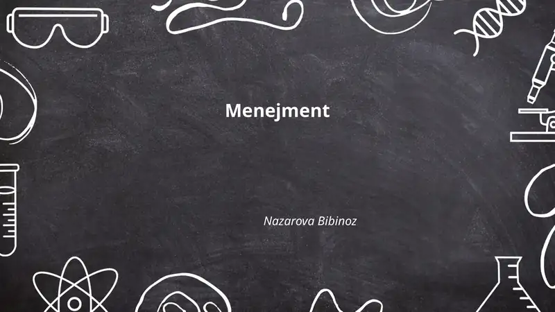 Menejment