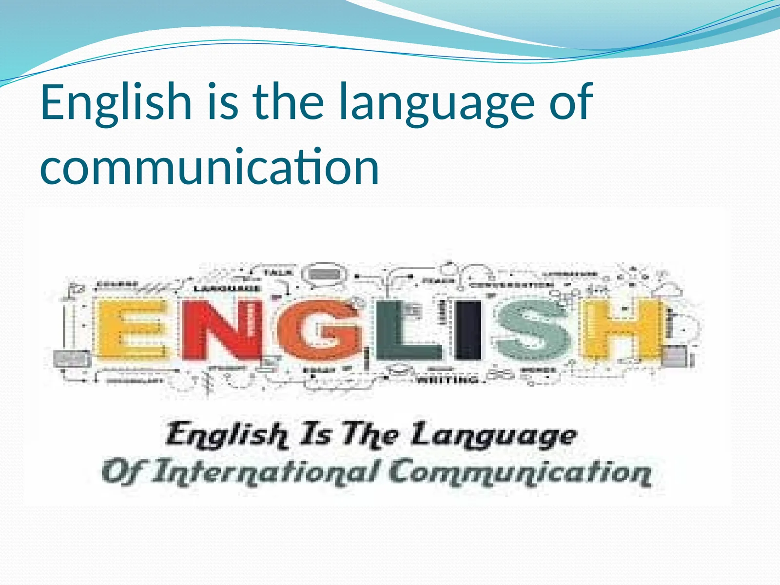 What is "Communication" in English?