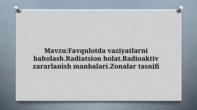 Radiatsiya sharoit