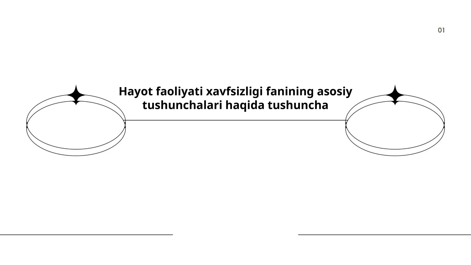 Hayot faoliyati xavfsizligi fanining asosiy tushunchalari haqida chushuncha
