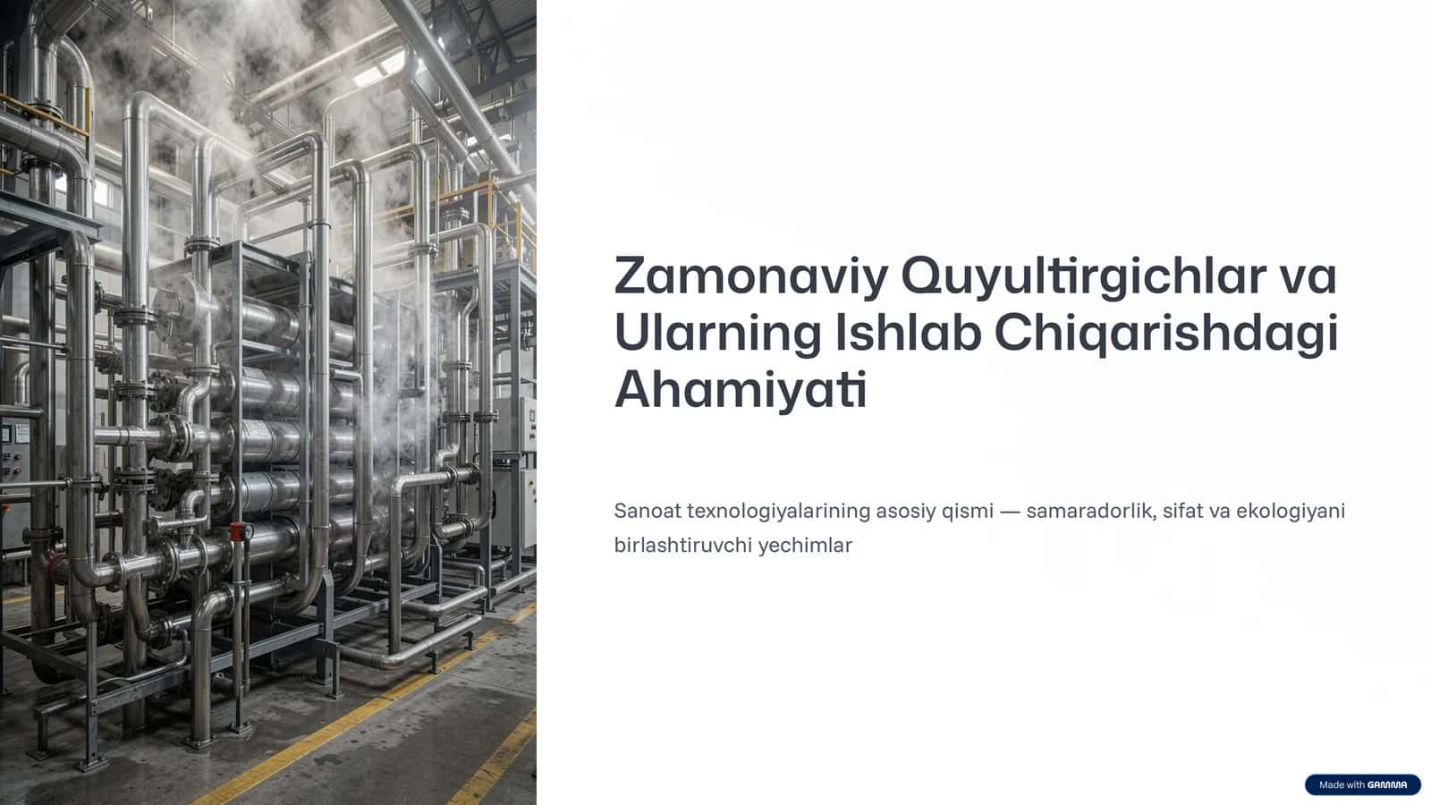 Quyultirgichlar va Ularning Ishlab Chiqarishdagi Ahamiyati