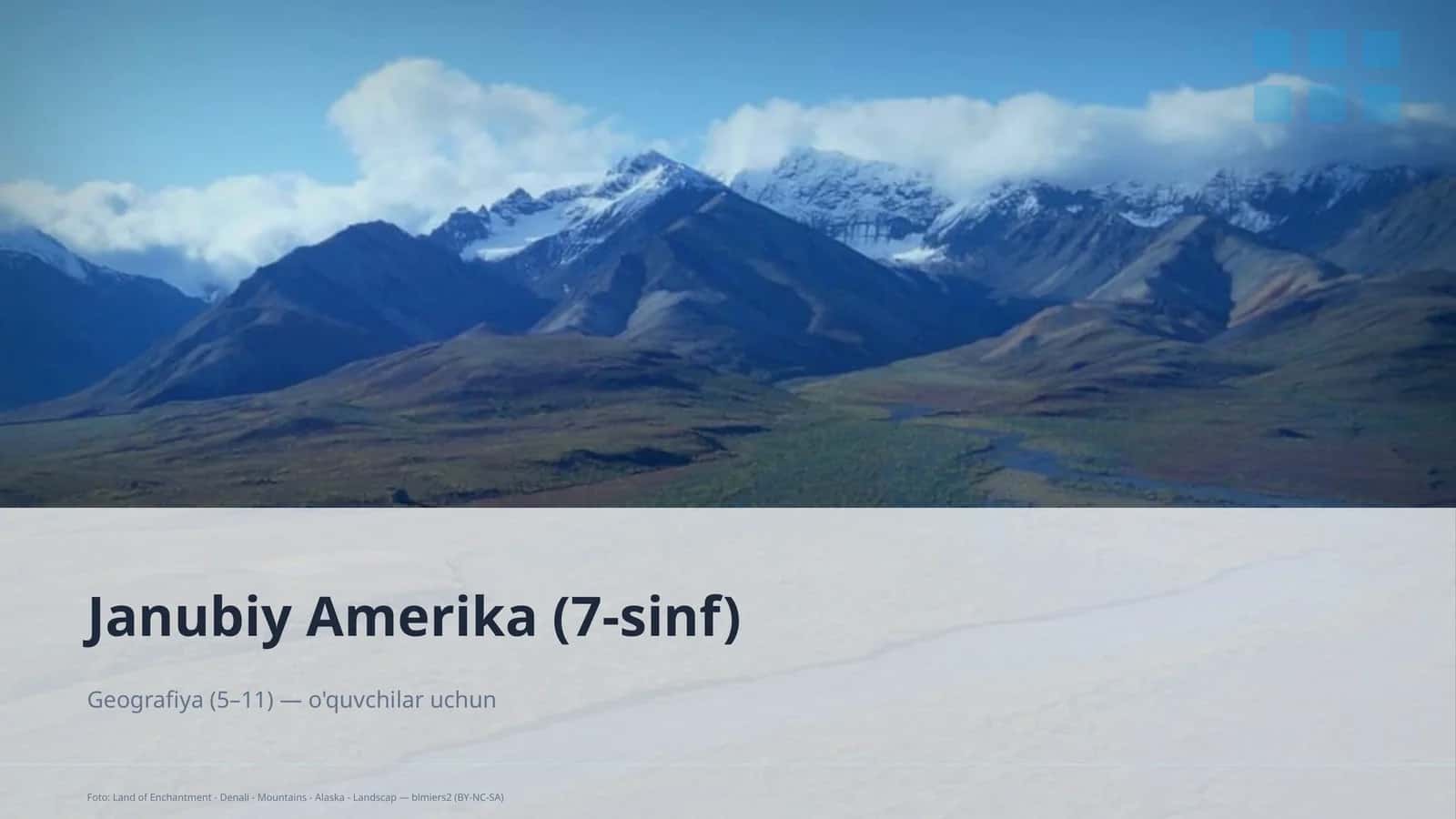 Janubiy Amerika (7-sinf)