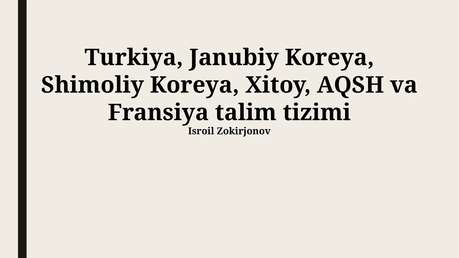 Fransiya ta'lim tizimi