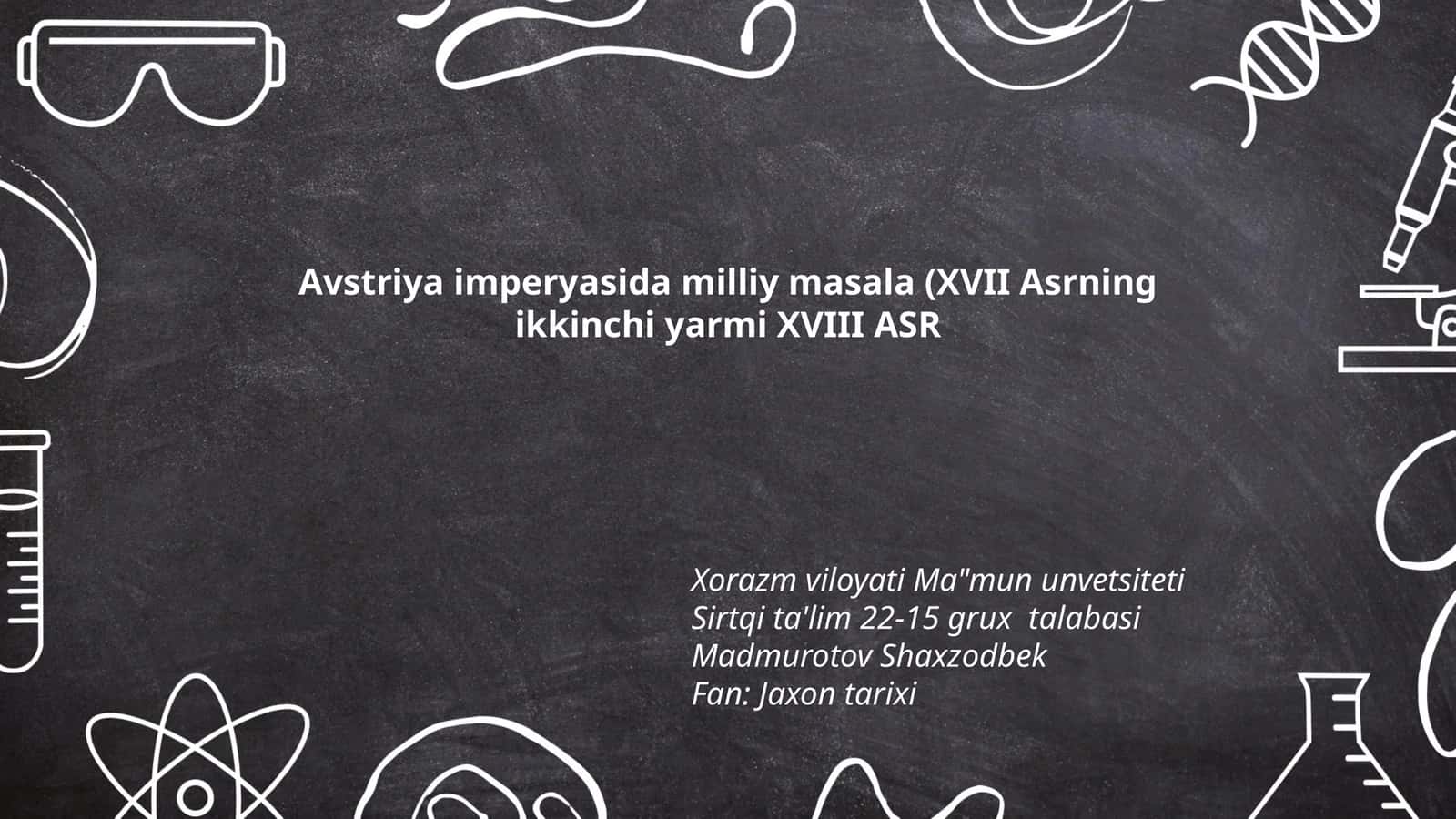 Avstriya imperyasida milliy masala