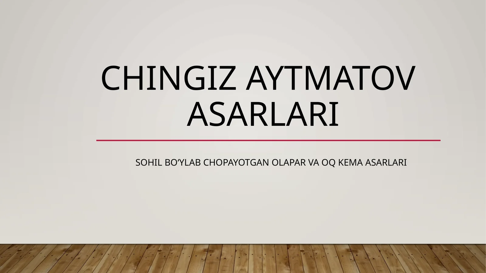 ChingizAytmatovasarlari