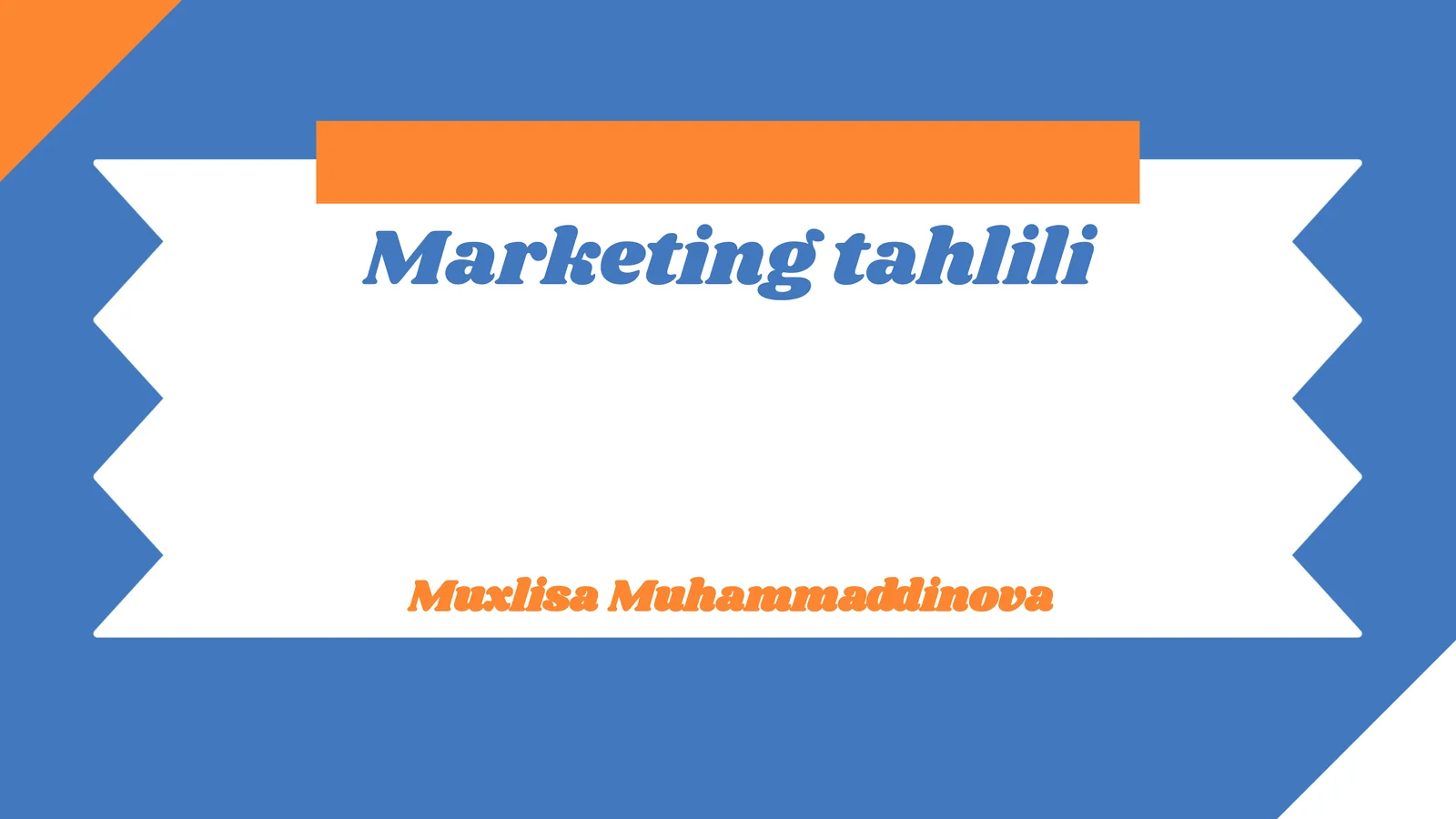 Marketing tahlili