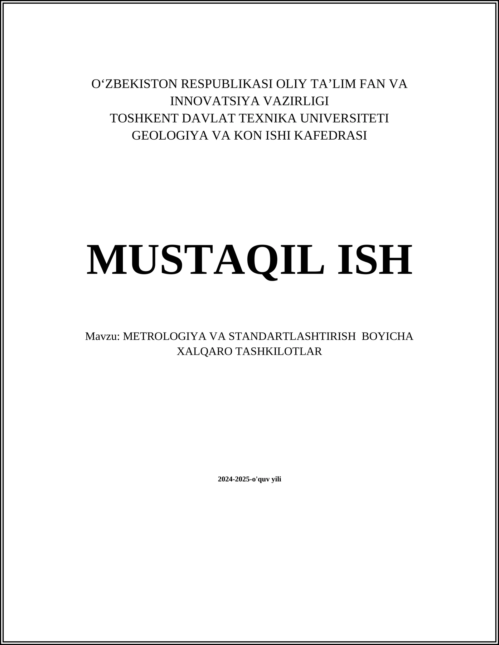 Xalqaro o'lchovlar va tarozilar byurosi (BIPM)