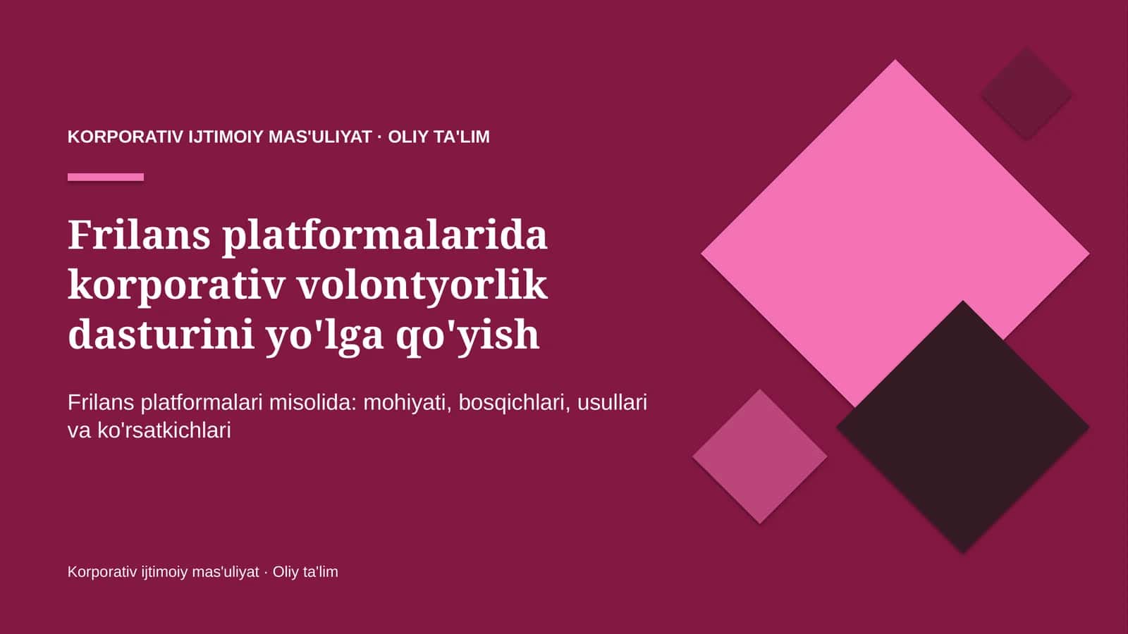 frilans platformalarida korporativ volontyorlik dasturini yo'lga qo'yish 9167