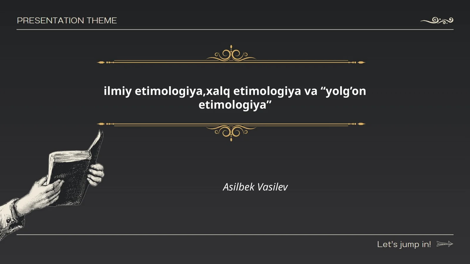 Ilmiy etimologiya asoslari