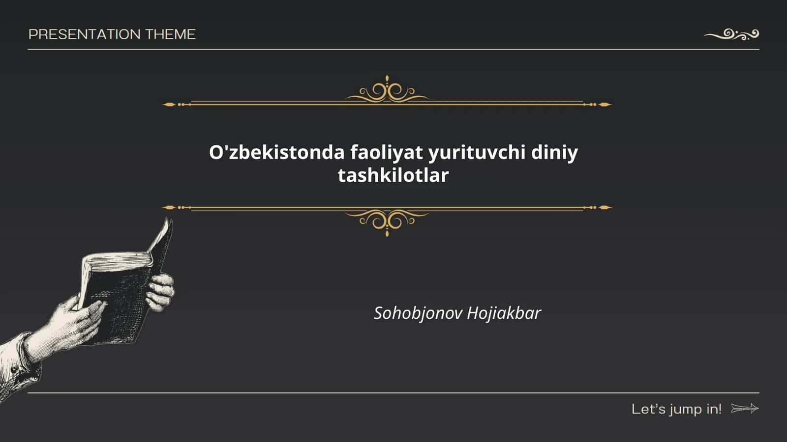 O'zbekistonda faoliyat yurituvchi diniy tashkilotlar