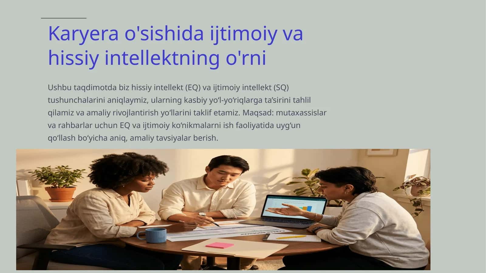 Karyera o'sishida ijtimoiy va hissiy intellektning o'rni