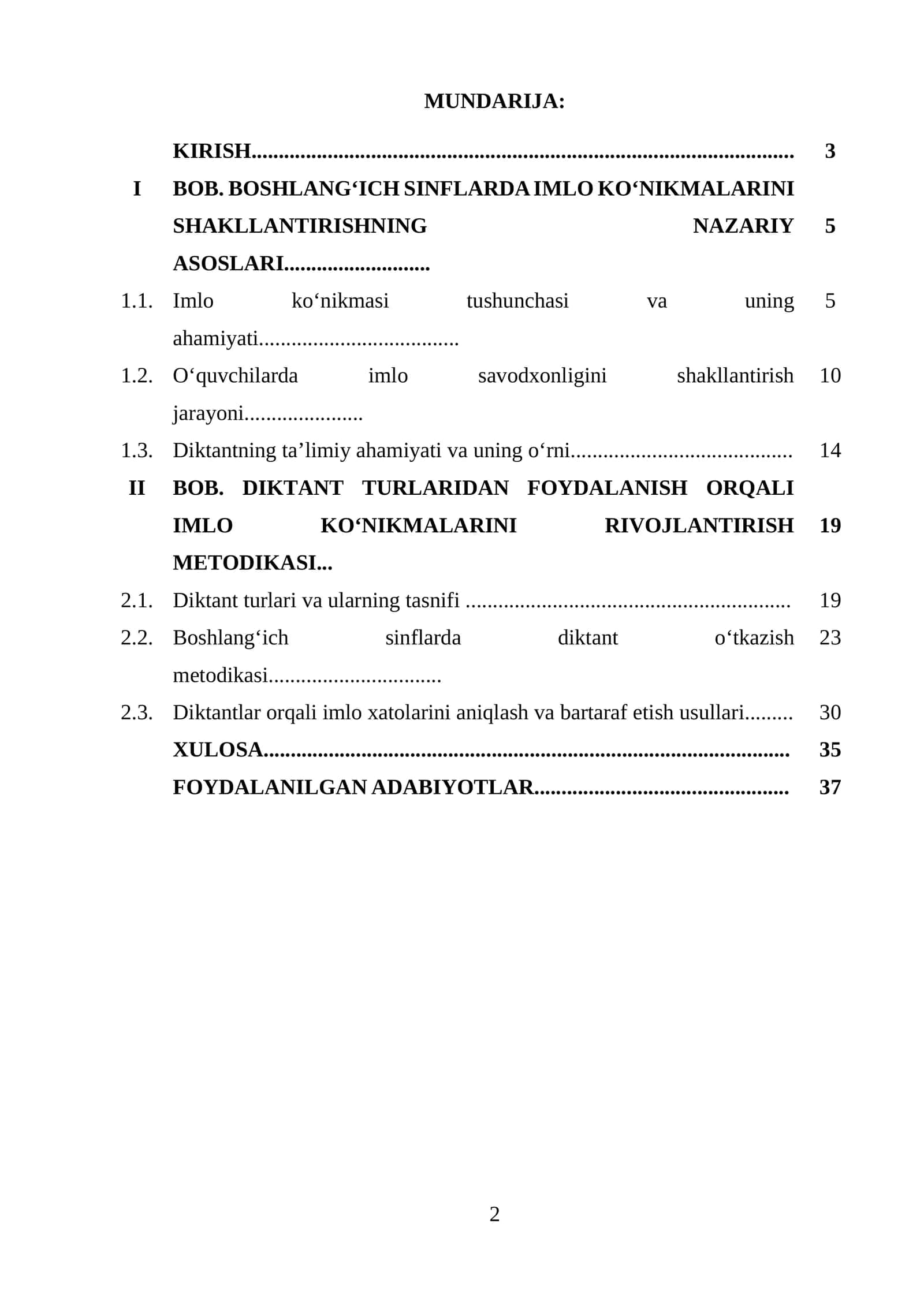 IMLO KO‘NIKMALARINI RIVOJLANTIRISH METODIKASI