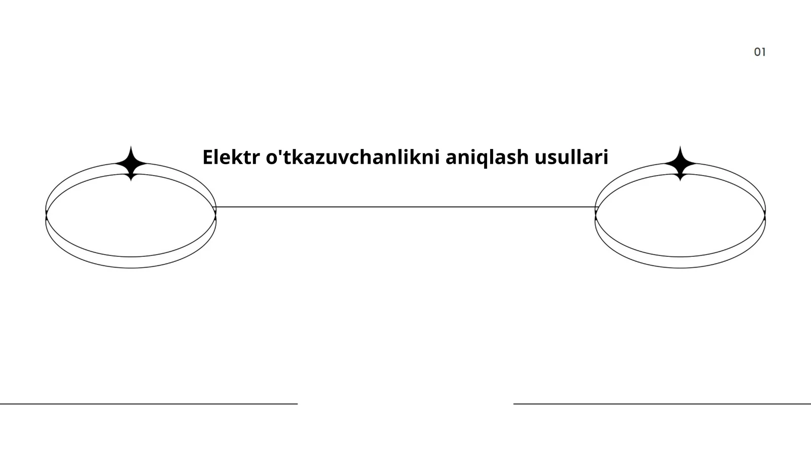 Elektr o'tkazuvchanlikni aniqlash usullari