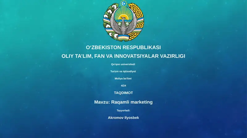 Raqamli marketing