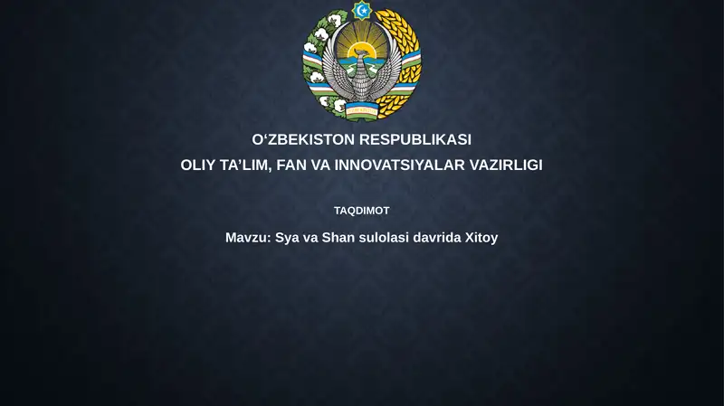 Xia va Shang sulolalari