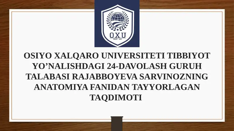 Gipotalamus o'zaklari va klinik ahamiyati