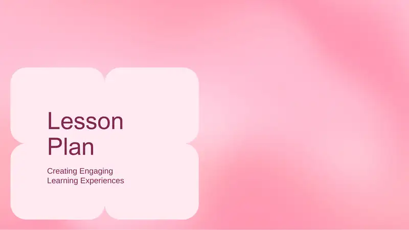 Lesson Plan