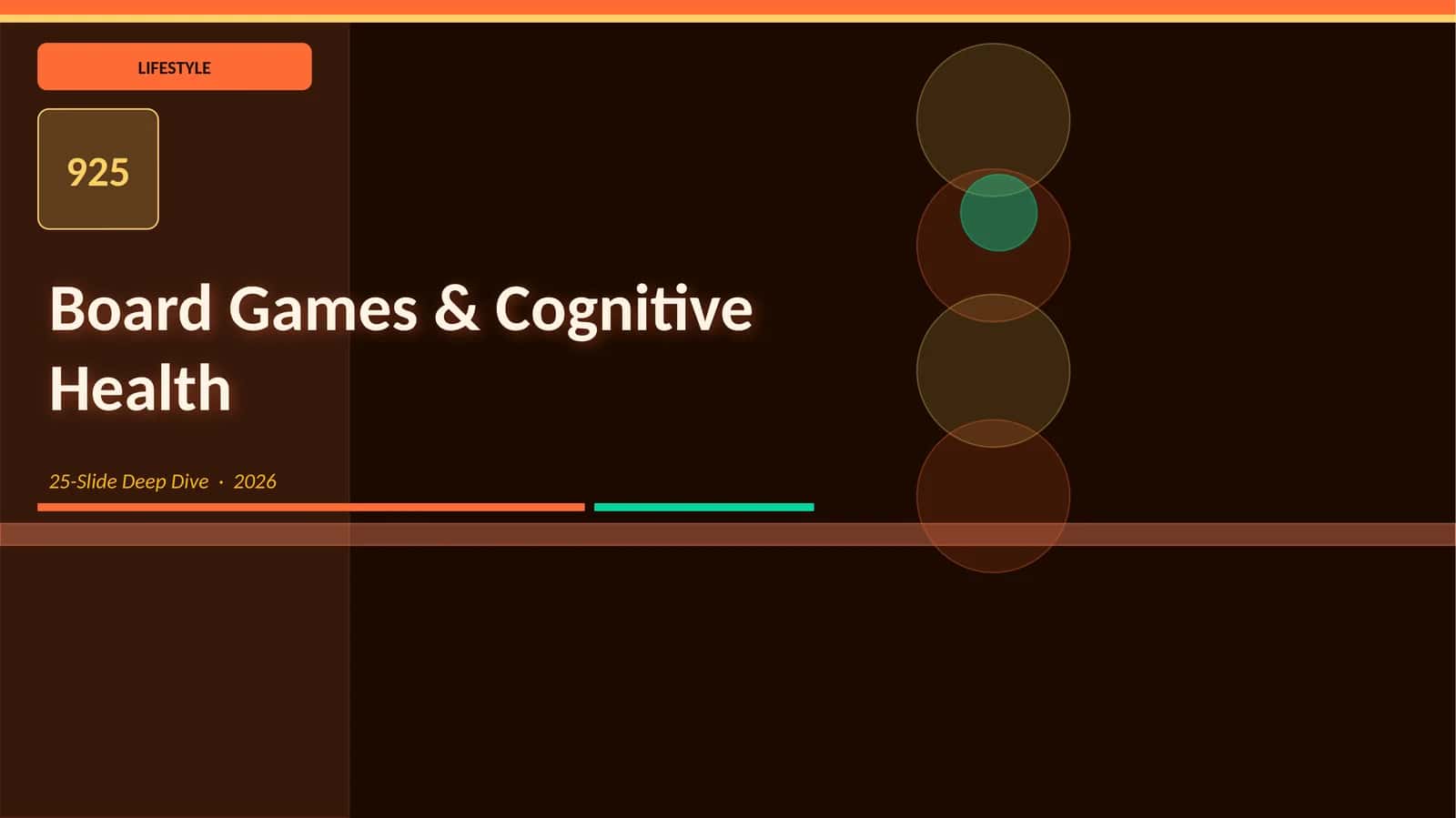 Board Games & Cognitive Health