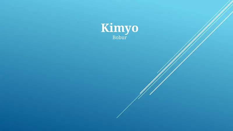 Kimyo
